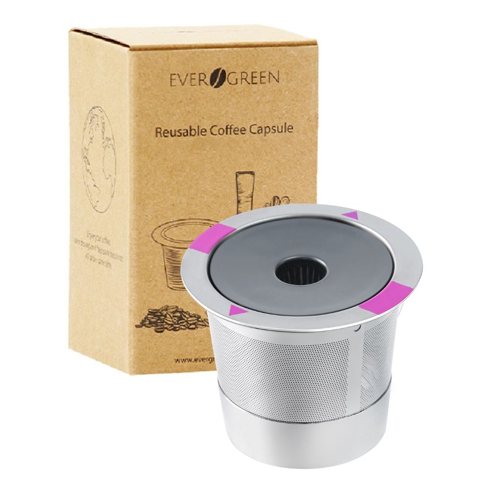 Stainless Steel Reusable Coffee Pod – ECO-Flow Refillable Capsule For Keurig