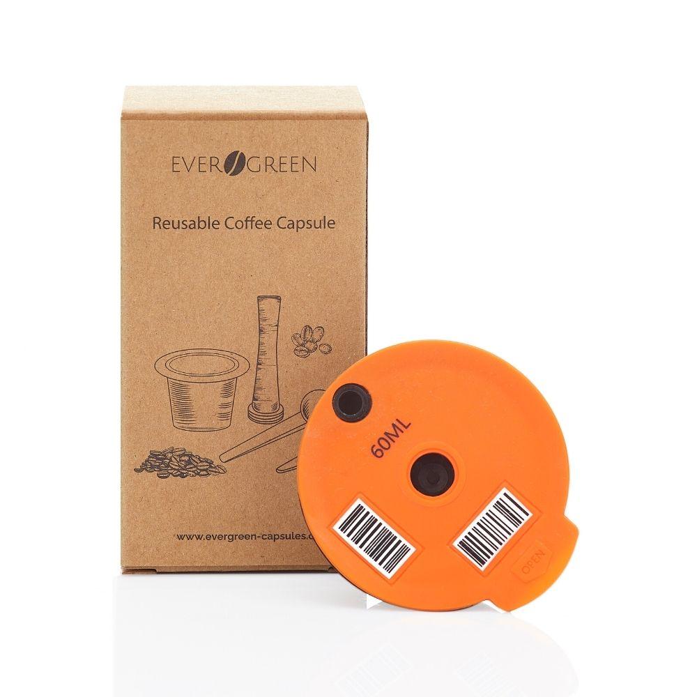 Capsules de café rechargeables, en acier inoxydable, compatibles avec les  machines Tassimo (grand format - 180 ml)