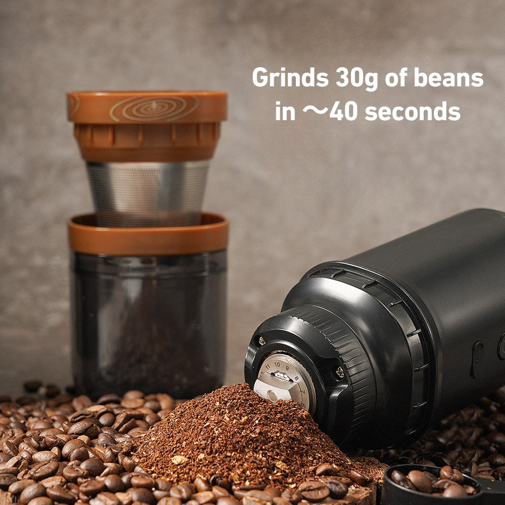 Grinduo®, Moulin À Café Portable Et Cafetière Filtre