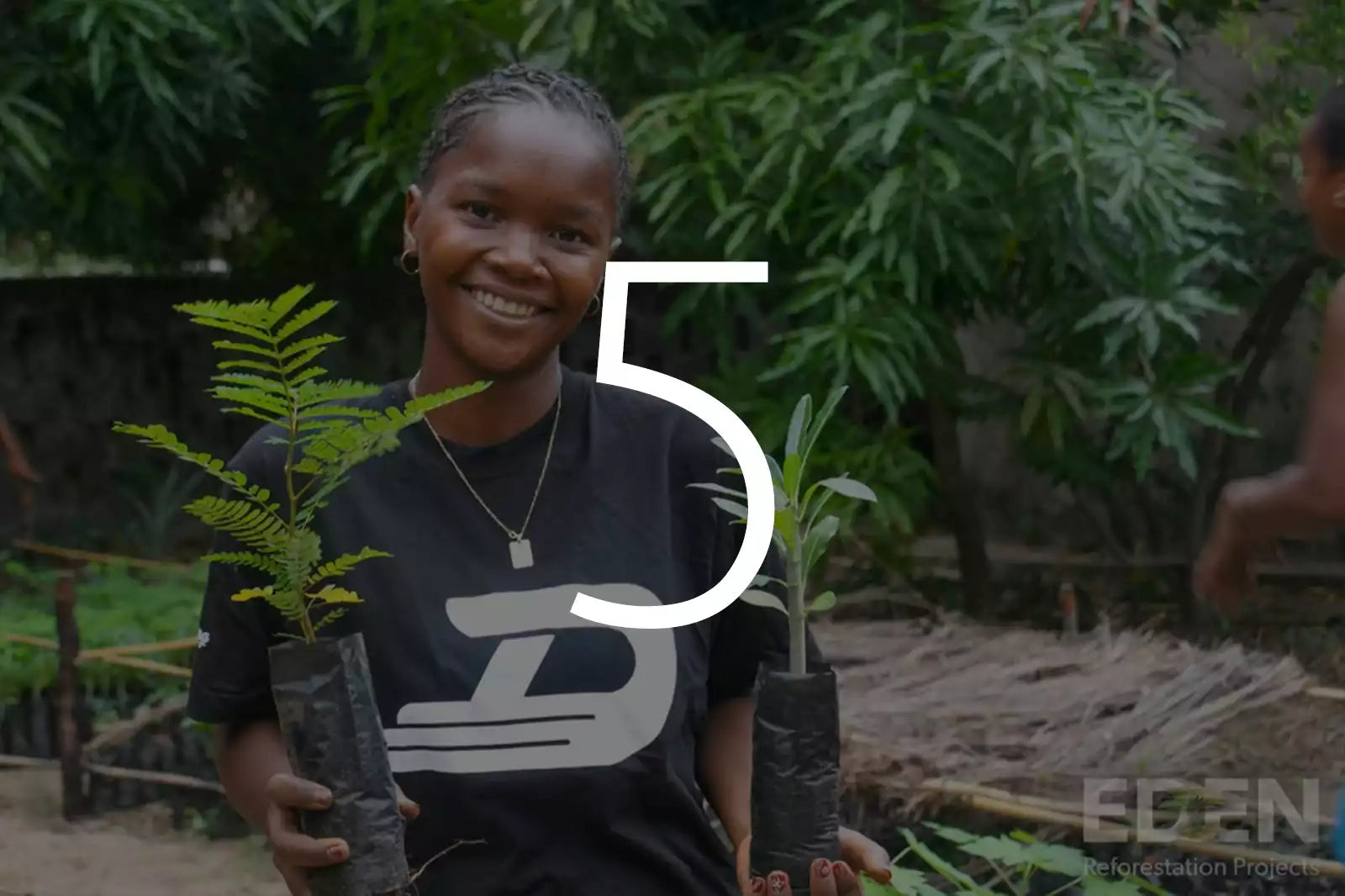 Piantare 5 alberi con Eden Reforestation Projects